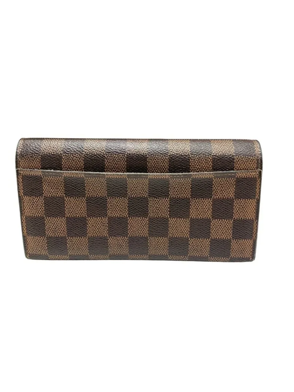 Louis Vuitton Portefeuille Sarah Ebene Damier Wallet Canvas